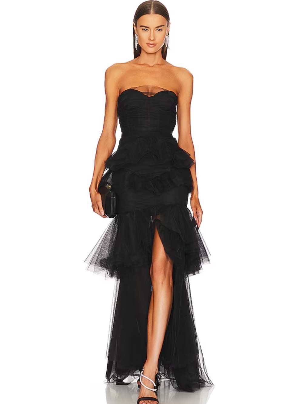 Revolve x Michael Costello - Alai Gown Ruffled Tulle